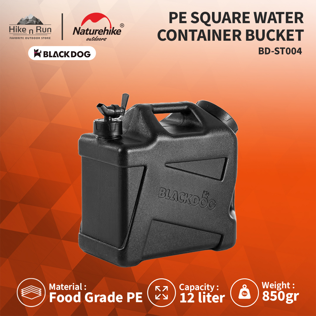 DISCONTINUE!!! Blackdog Galon Air BD-ST004 PE Square Water Container Bucket