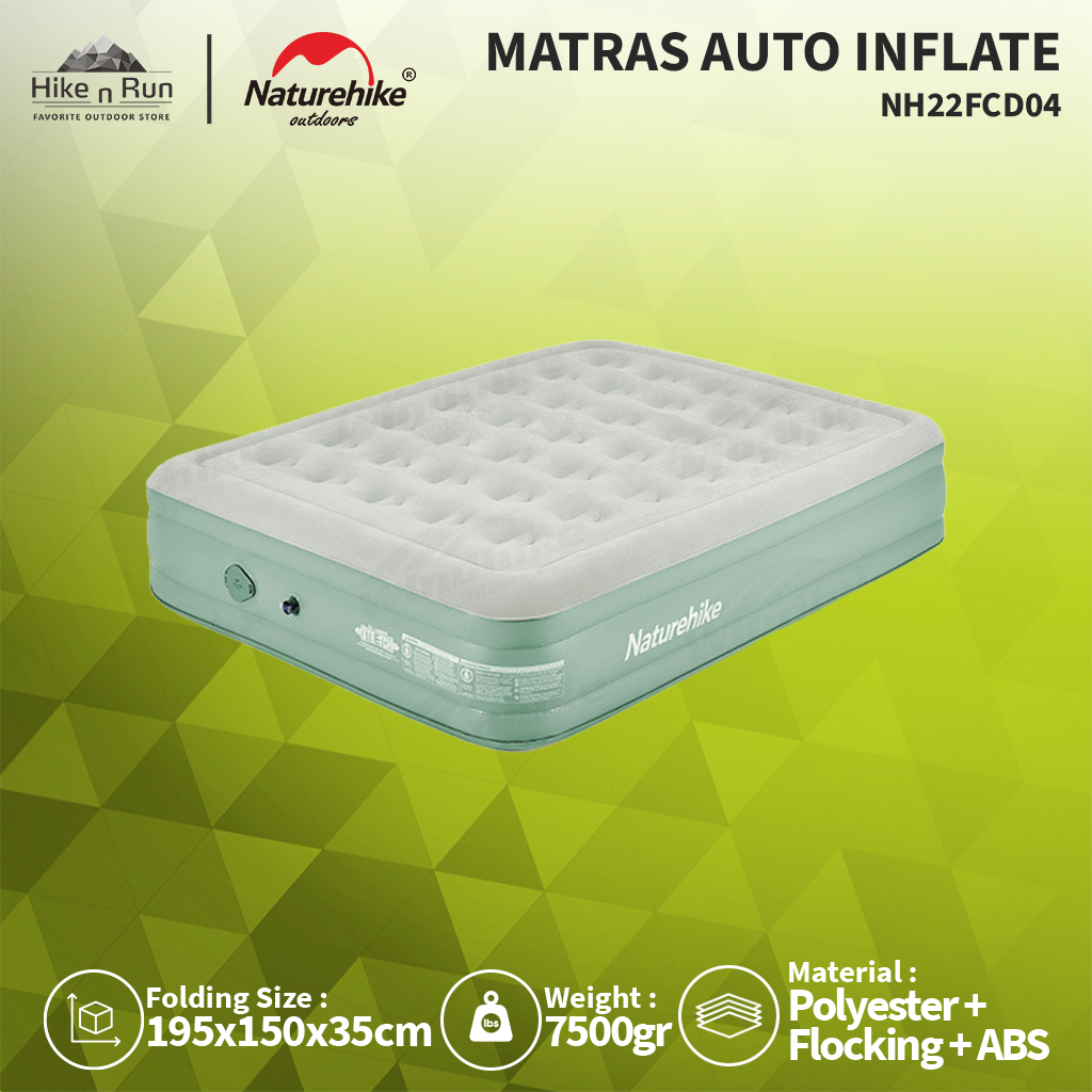 PREORDER!!! Kasur Angin Double Naturehike NH22FCD04 Camping Air Mattress With Pump
