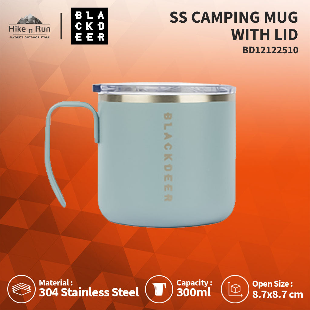 Gelas Serbaguna Blackdeer BD1212250 304 SS Mug With Lid