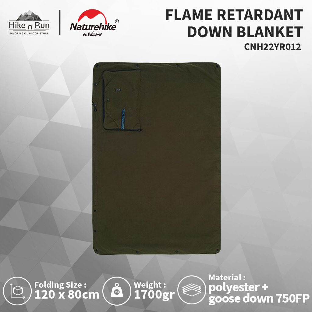 NATUREHIKE CNH22YR012 BLANKET DOWN FLAME RETARDANT