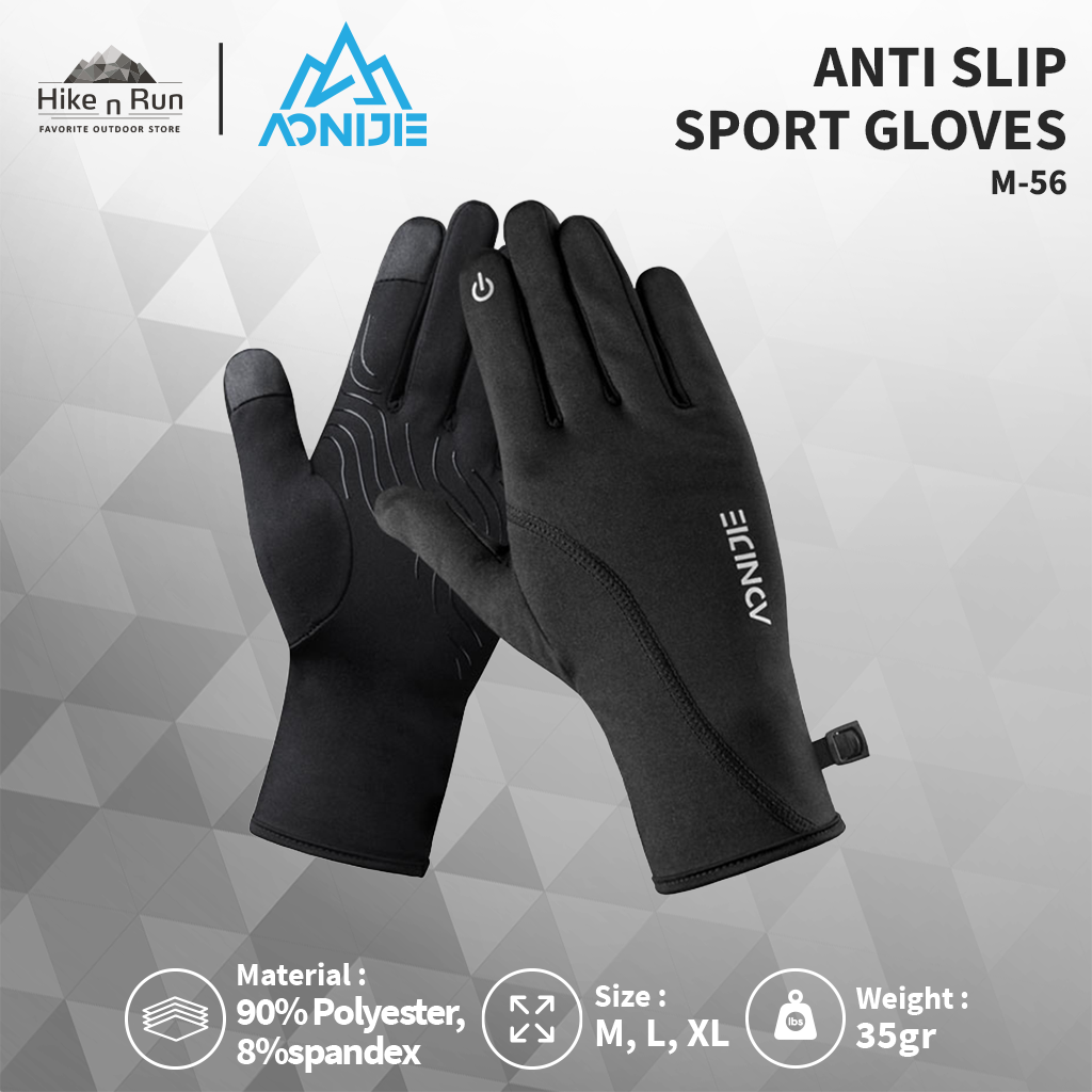 SARUNG TANGAN AONIJIE M-56 ANTI SLIP SPORT GLOVES