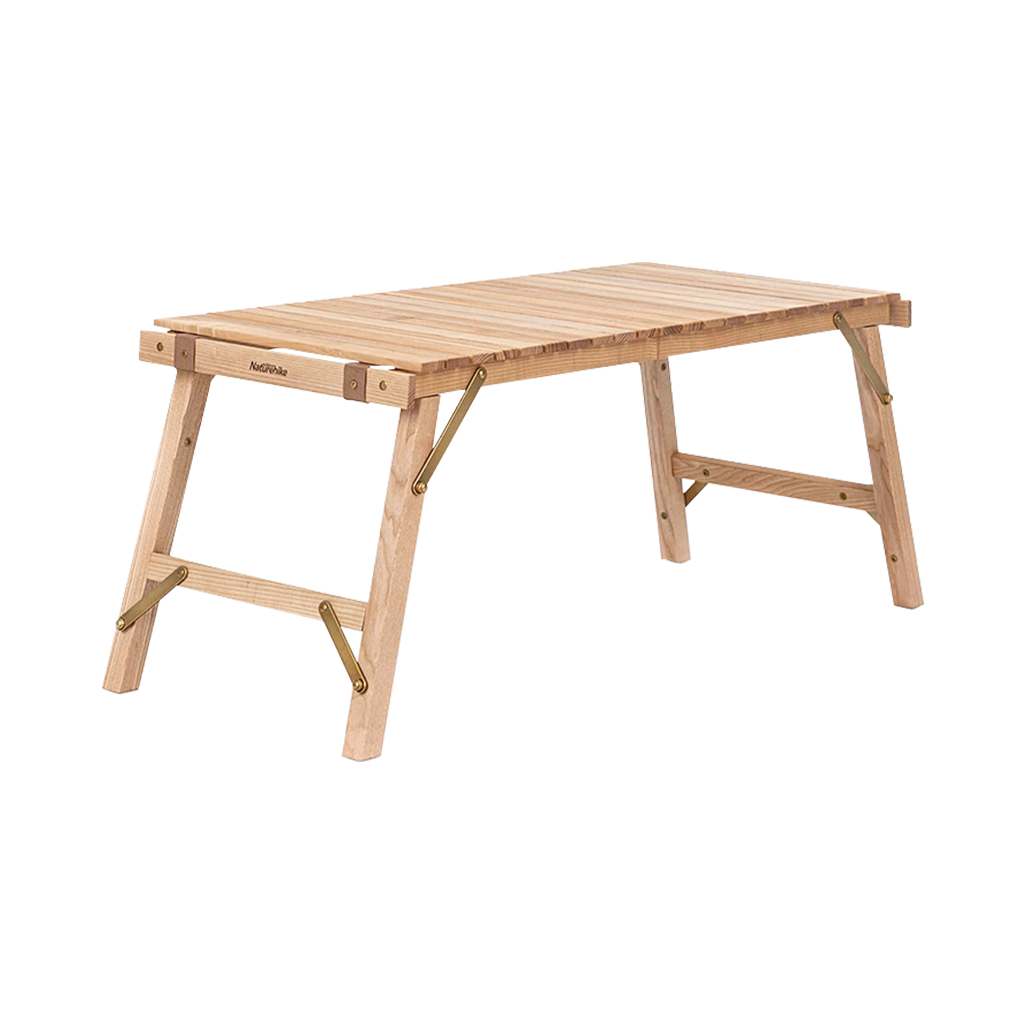PREORDER!!! Meja Lipat Naturehike NH19JJ087 Solid Wood Folding Roll Table