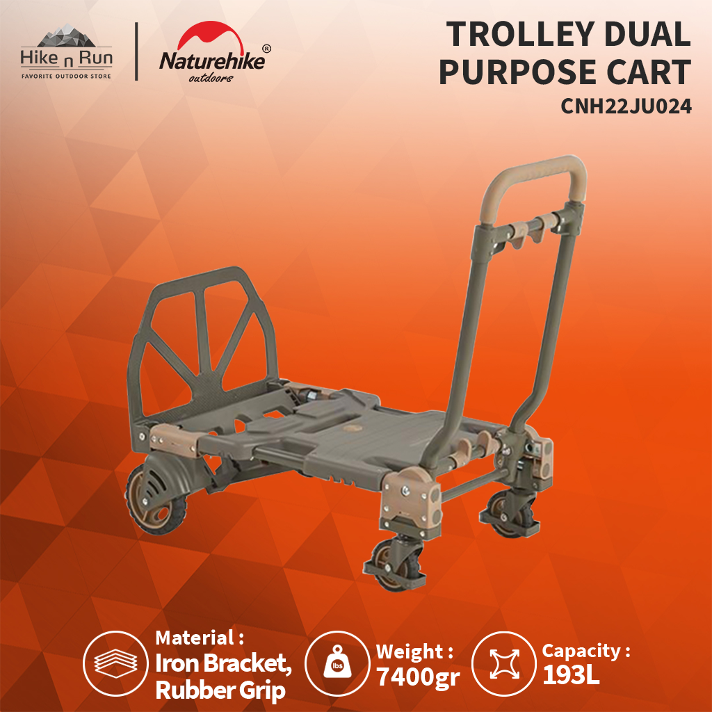 Troli Lipat Multifungsi Naturehike CNH22JU024 Dual-purpose Cart