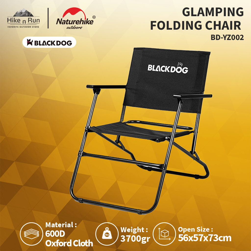 PREODER!!! KURSI CAMPING PORTABLE BLACK DOG BD-YZ002 GLAMPING FOLDING CHAIR