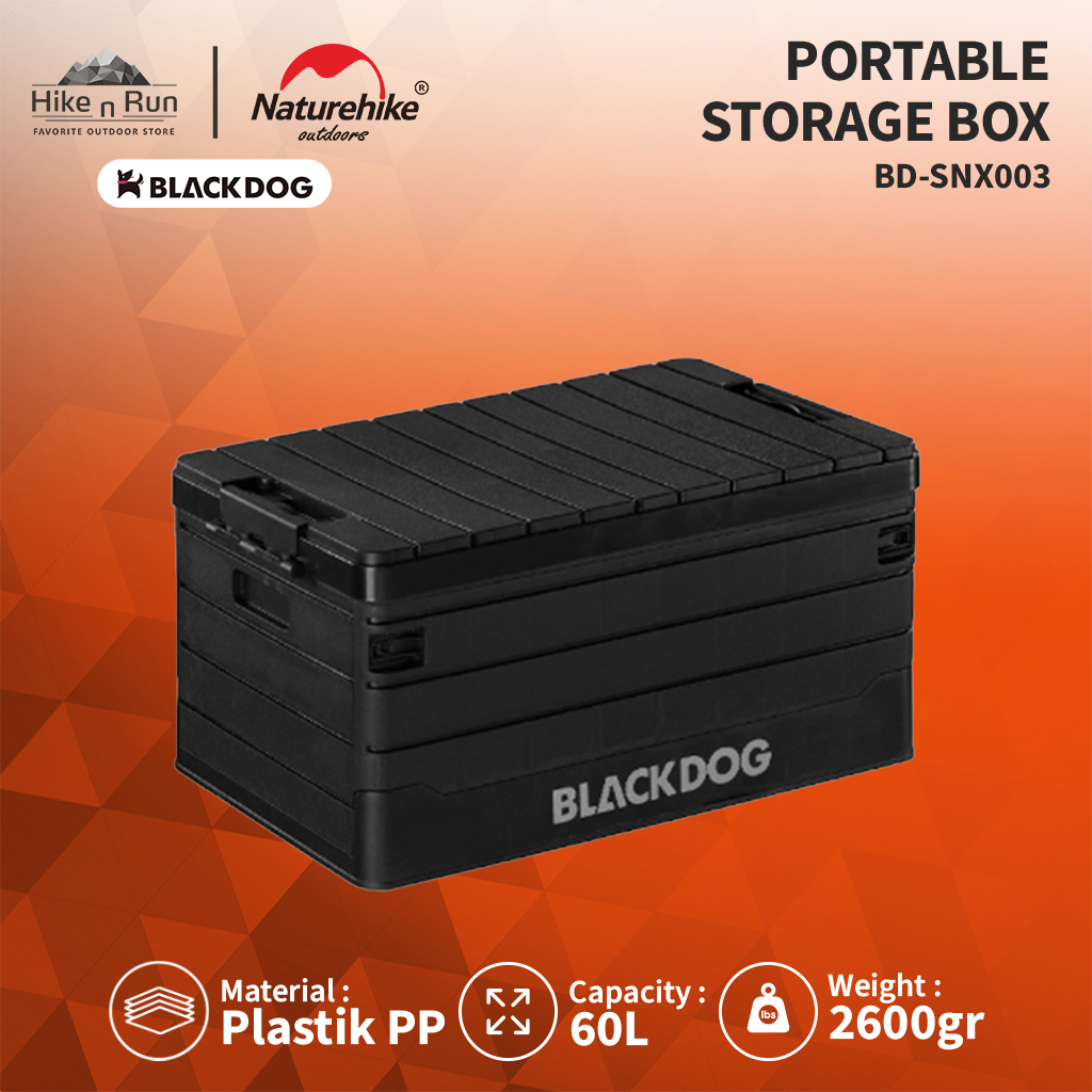 PREORDER!!! KOTAK PENYIMPANAN LIPAT BLACK DOG BD-SNX003 PORTABLE STORAGE BOX