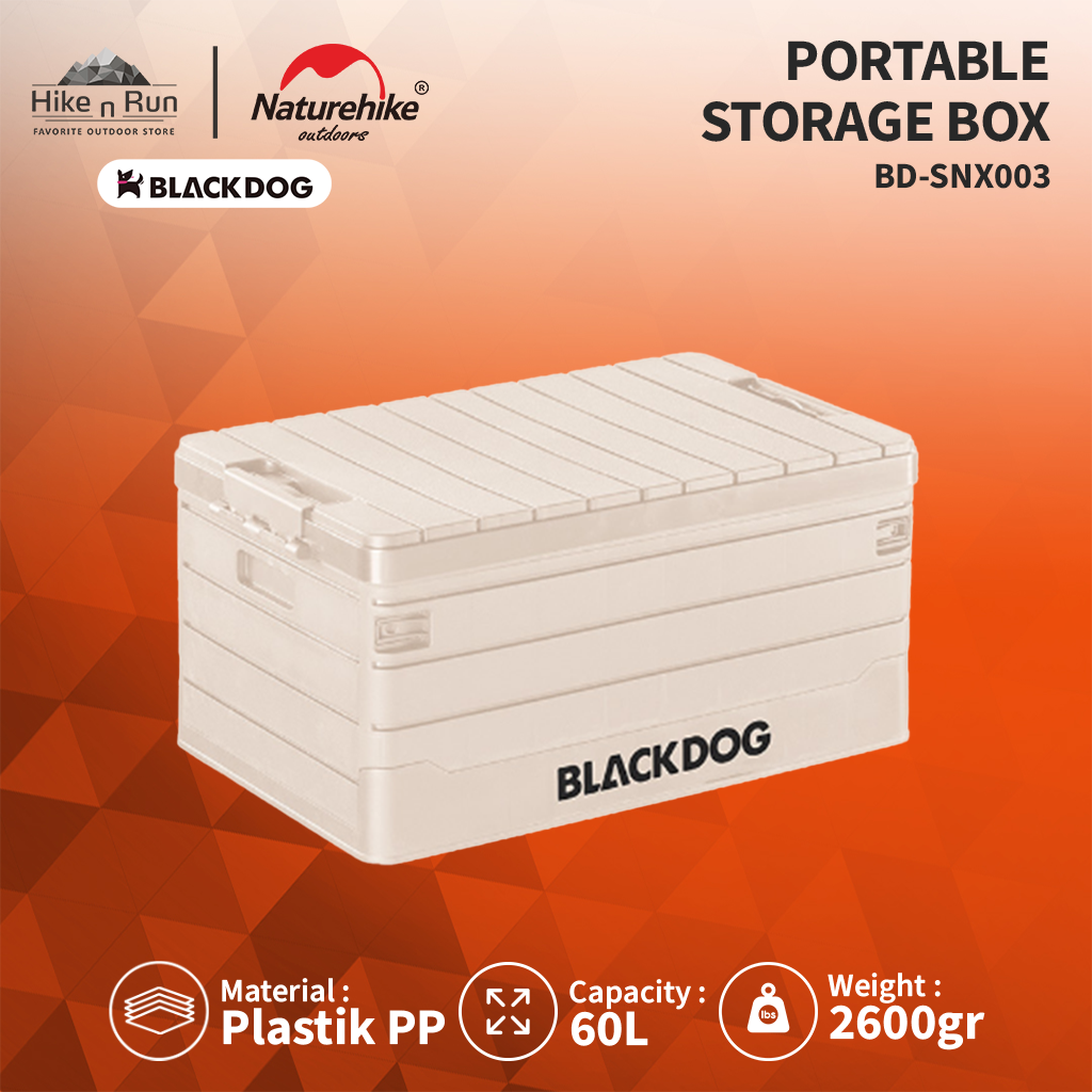 PREORDER!!! KOTAK PENYIMPANAN LIPAT BLACK DOG BD-SNX003 PORTABLE STORAGE BOX