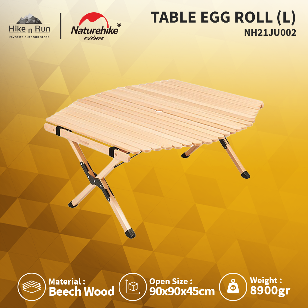 MEJA LIPAT NATUREHIKE NH21JU002 TABLE EGG ROLL