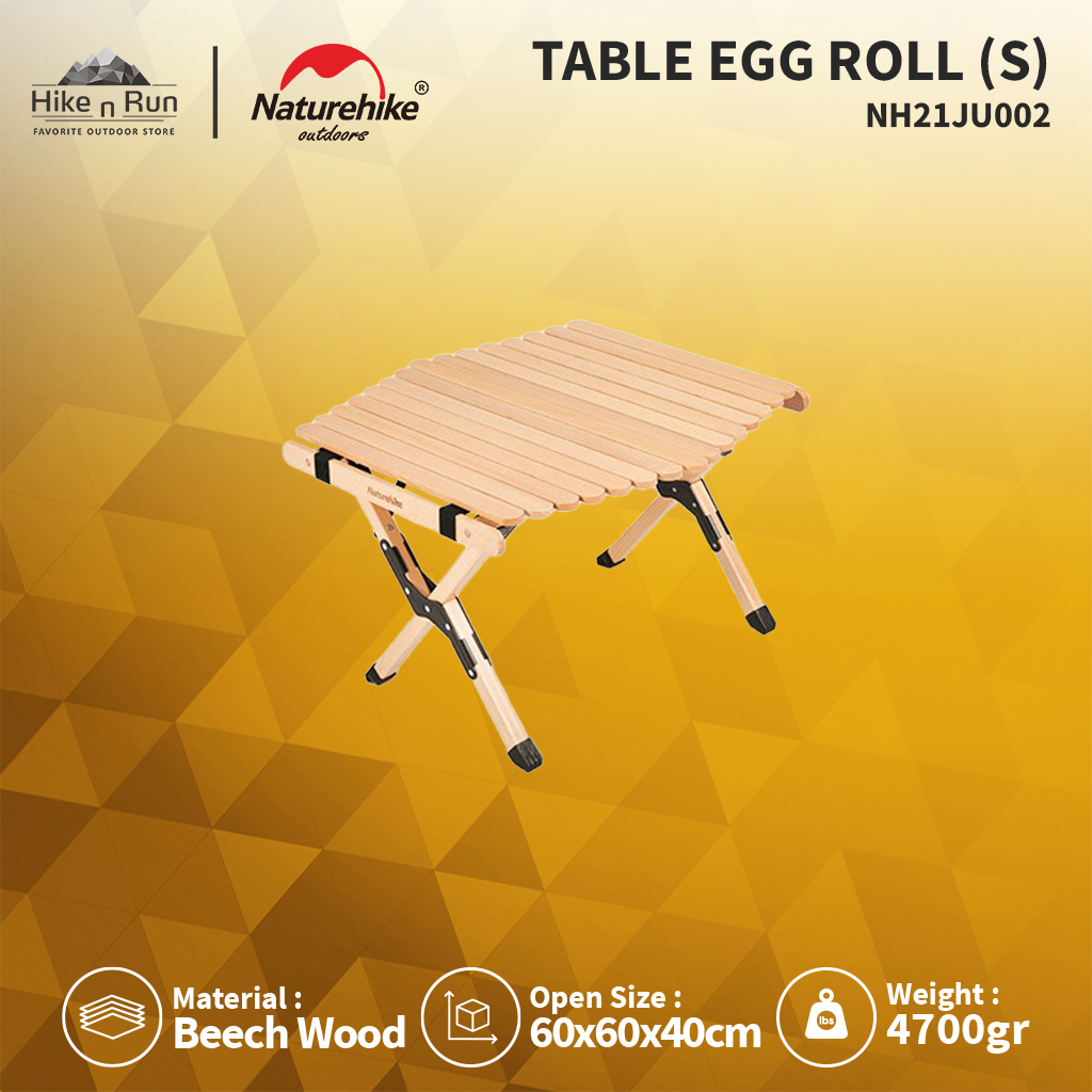 MEJA LIPAT NATUREHIKE NH21JU002 TABLE EGG ROLL