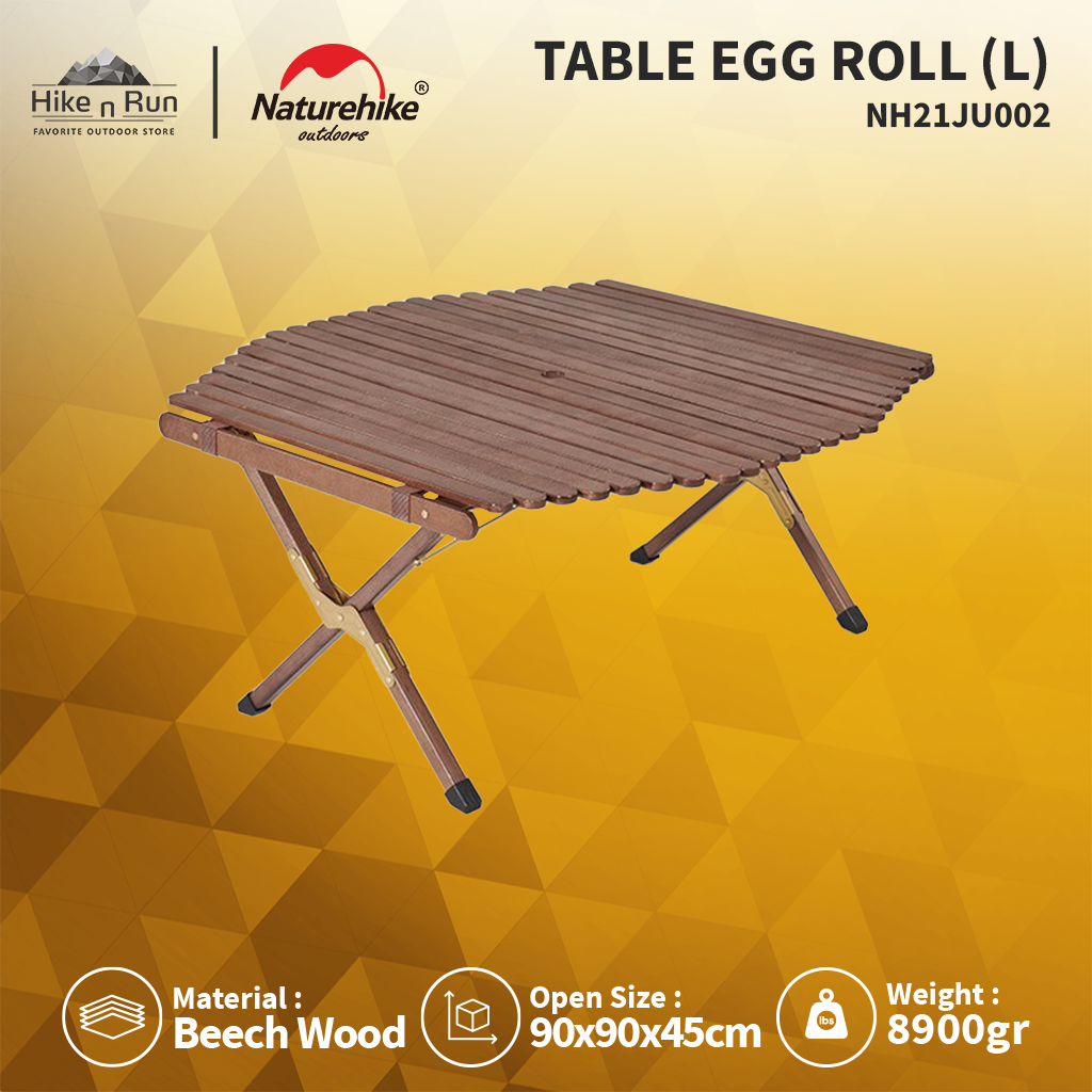 MEJA LIPAT NATUREHIKE NH21JU002 TABLE EGG ROLL