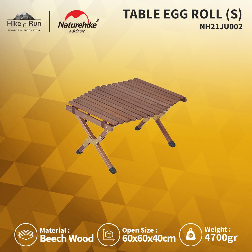 MEJA LIPAT NATUREHIKE NH21JU002 TABLE EGG ROLL