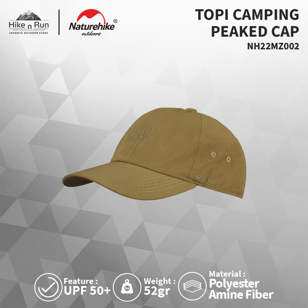 TOPI CAMPING NATUREHIKE NH22MZ002 LIGHTWEIGHT PEAKED CAP