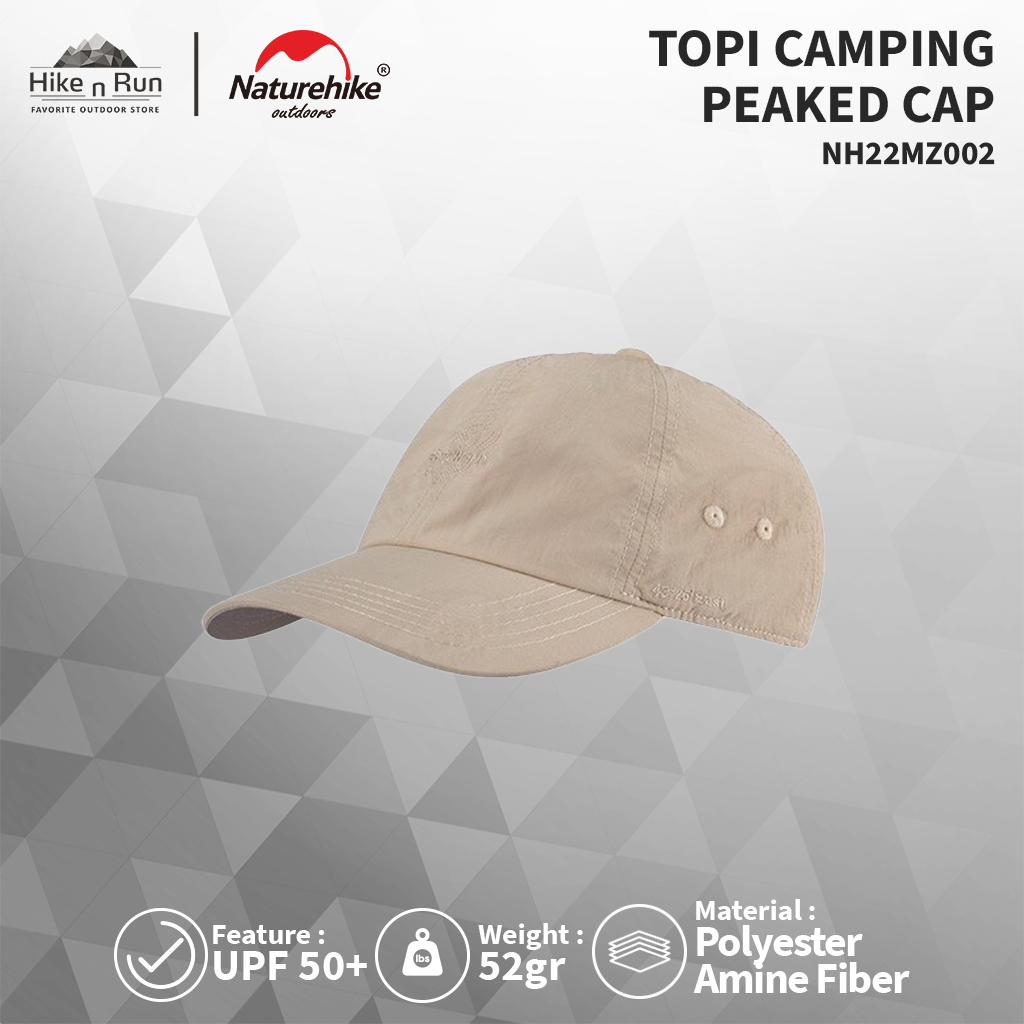 TOPI CAMPING NATUREHIKE NH22MZ002 LIGHTWEIGHT PEAKED CAP