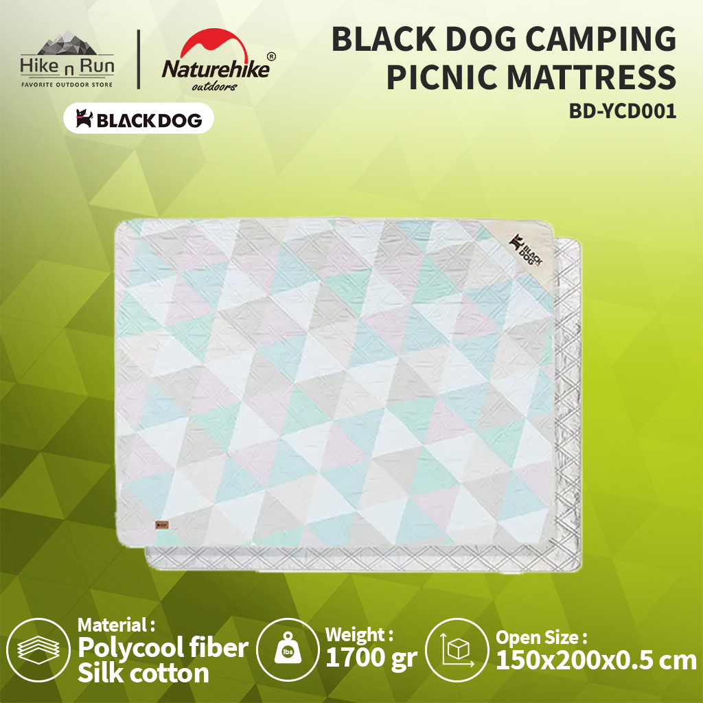 MATRAS PIKNIK TEBAL MOTIF BLACK DOG BD-YCD001 CAMPING PIKNIK MATTRESS