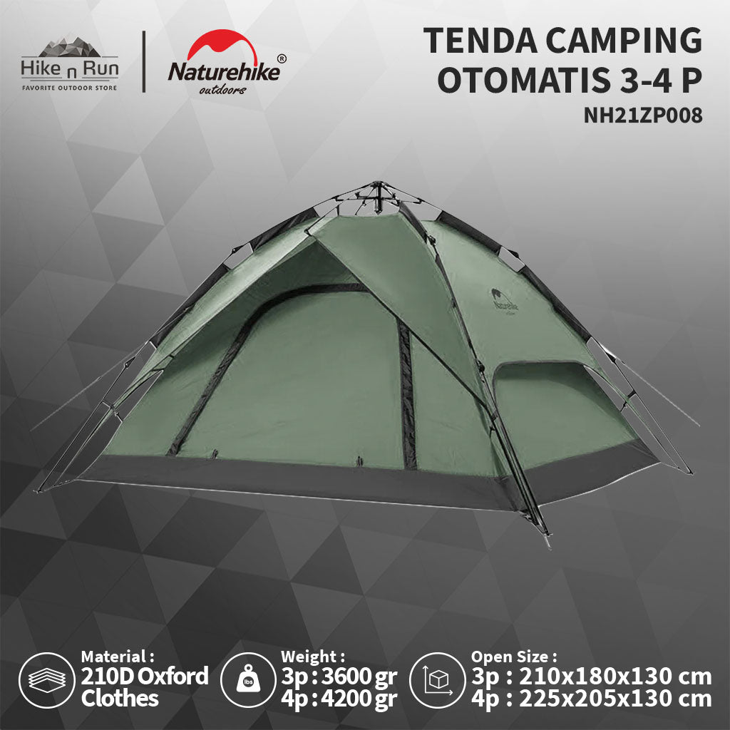 Naturehike Tenda Camping Otomatis NH21ZP008