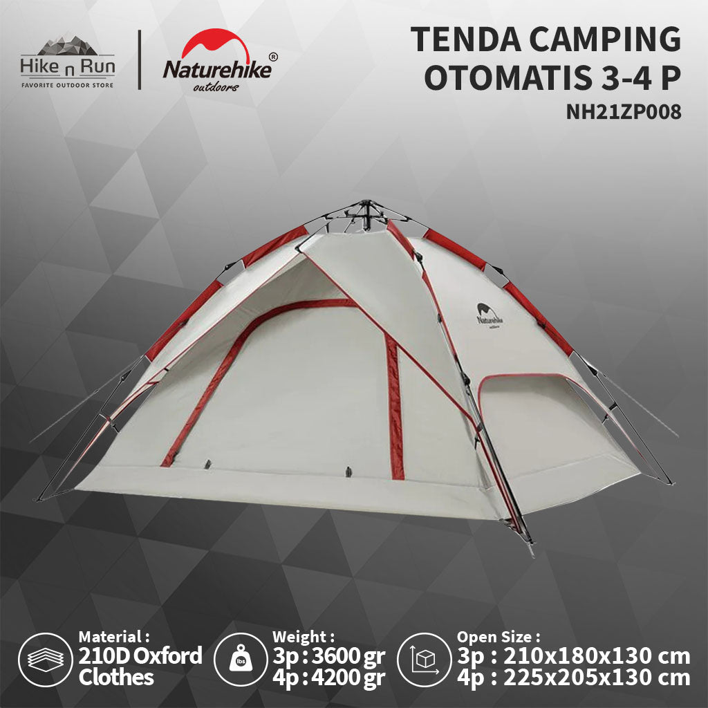 Naturehike Tenda Camping Otomatis NH21ZP008