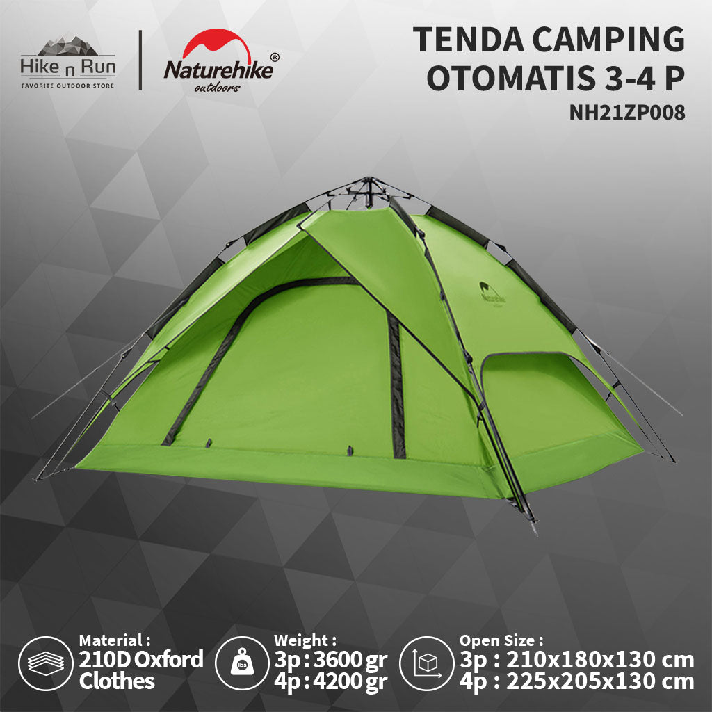 Naturehike Tenda Camping Otomatis NH21ZP008