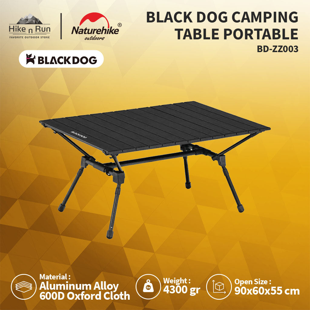 PREORDER!!! MEJA LIPAT BLACK DOG BD-ZZ003 CAMPING TABLE PORTABLE