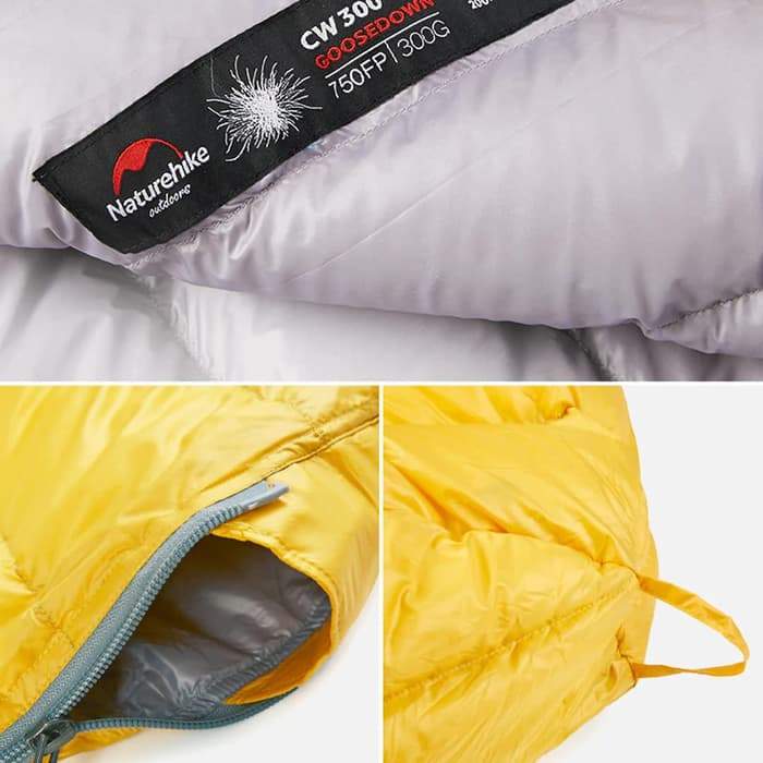 Naturehike CW300 NH18S300-D Sleeping Bag Goose Down Hangat