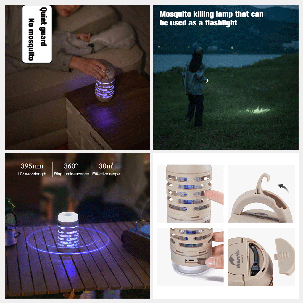 Lampu Anti Nyamuk Naturehike NH22ZM005 Outdoor Mosquito Killer Lamp