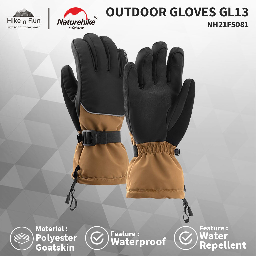 Sarung Tangan Naturehike GL13 NH21FS081 Thickening Outdoor Gloves