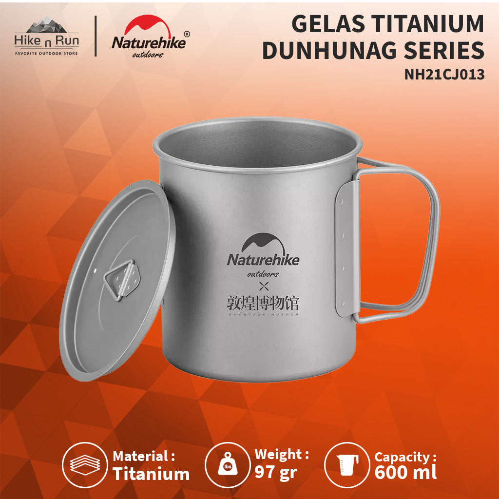 Gelas Camping Titanium Naturehike NH21CJ013 Dunhuang Series Cup