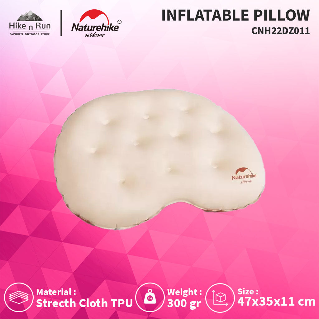 Bantal Tiup Naturehike CNH22DZ011 Sponge Inflatable Pillow