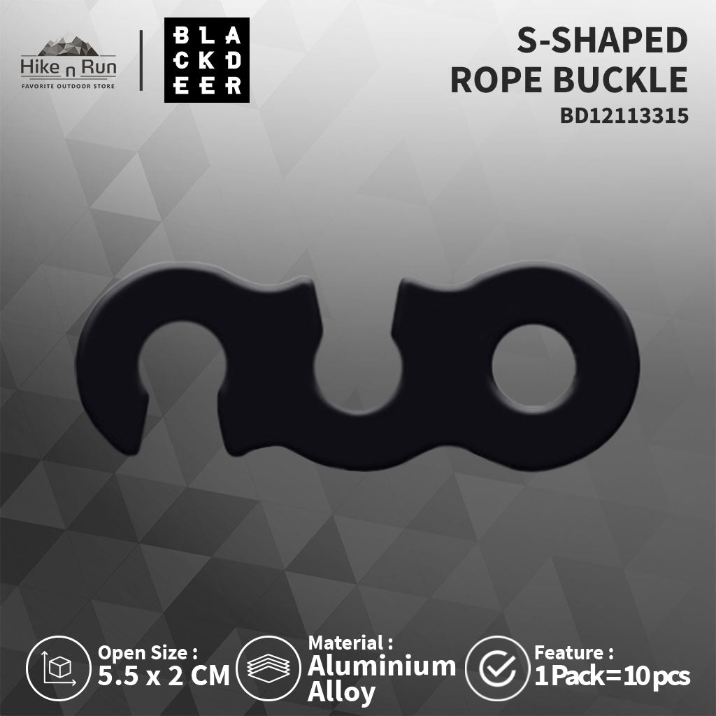 What Is Rope Buckle Buckle Tali Blackdeer BD12113315 S-Shaped Rope Buckle– Hike n Run