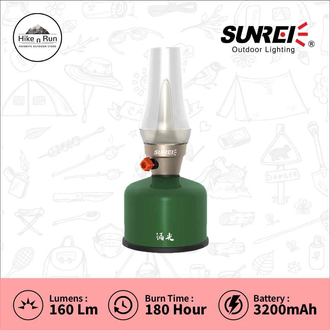 SUNREI  Camping Light GREEN LIGHT 2019