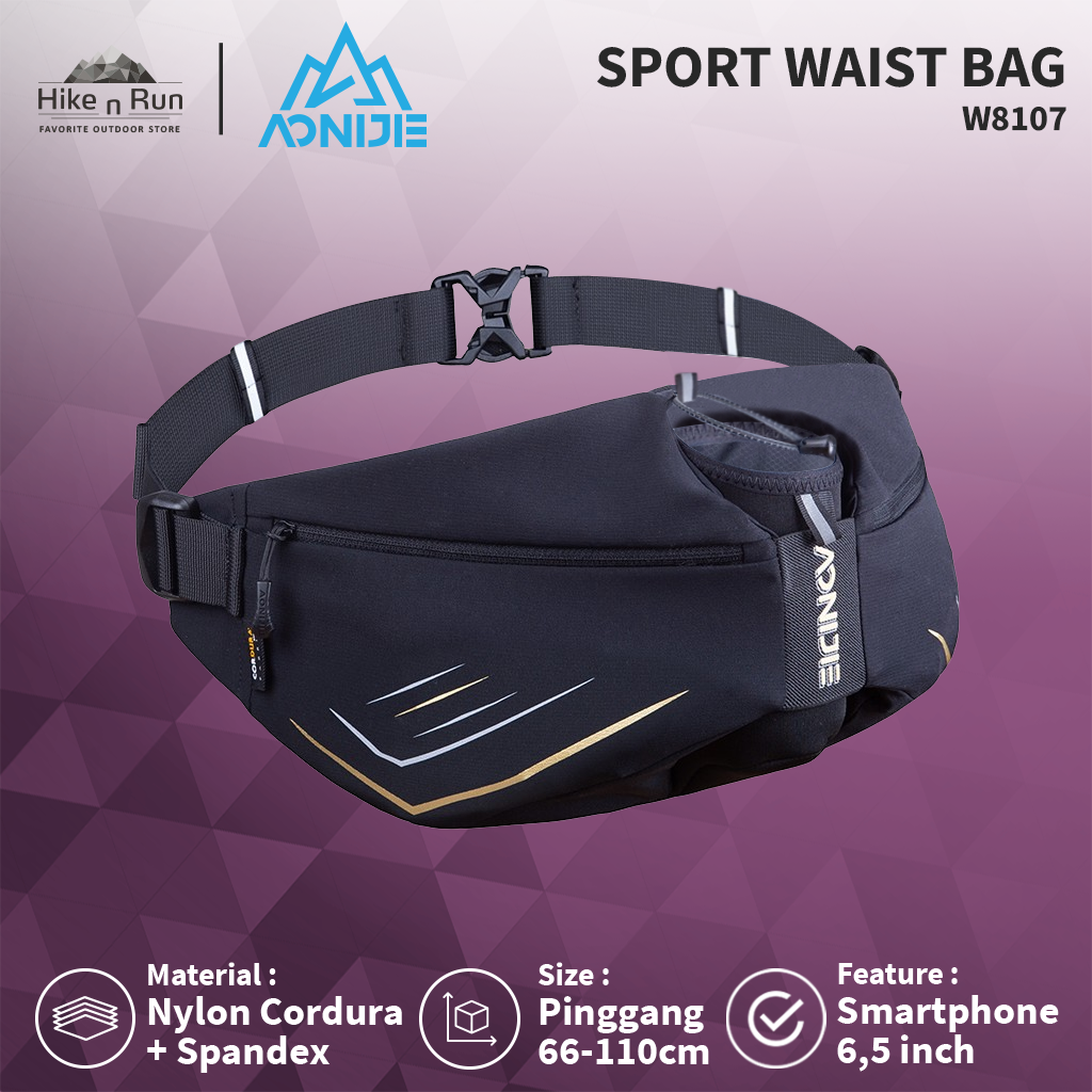 Tas Pinggang Lari Sport Waist Bag - Aonijie W8107