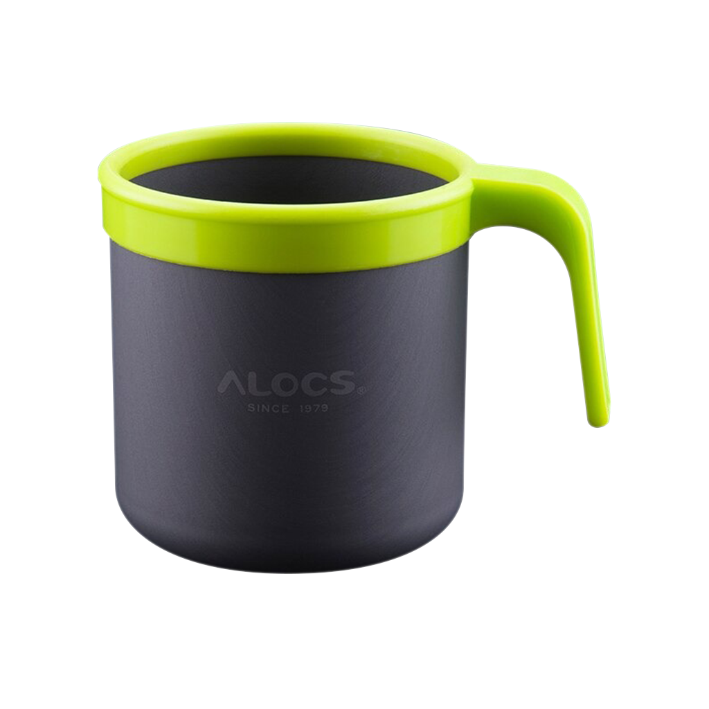 Gelas Serbaguna Alocs TW-401 Camping Aluminium Cup 400ml