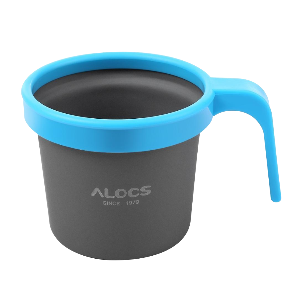 Gelas Serbaguna Alocs TW-403 Camping Aluminium Cup 280ml