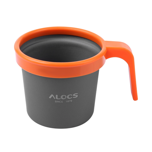 Gelas Serbaguna Alocs TW-403 Camping Aluminium Cup 280ml