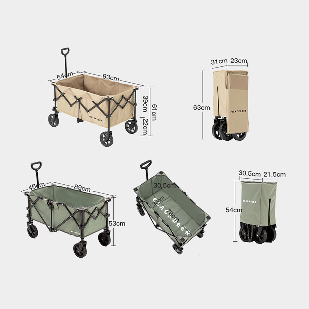 TROLI LIPAT BLACKDEER BD12112403/ BD12122503 FOLDING CAMPING TROLLEY WAGON