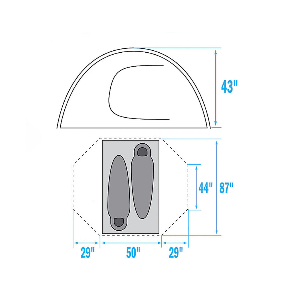 TENDA CAMPING TNF NF0A52VI //  NF0A3BYH // NF0A52VJ STORMBREAK TENT 2P 3P