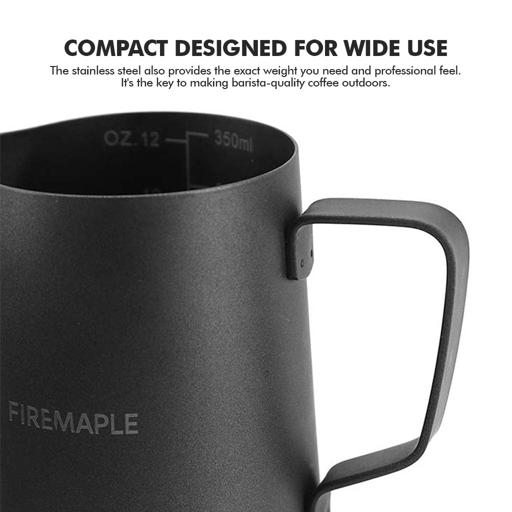 GELAS KOPI FIREMAPLE ORCA COFFEE MILK FRONTHING PITCHER