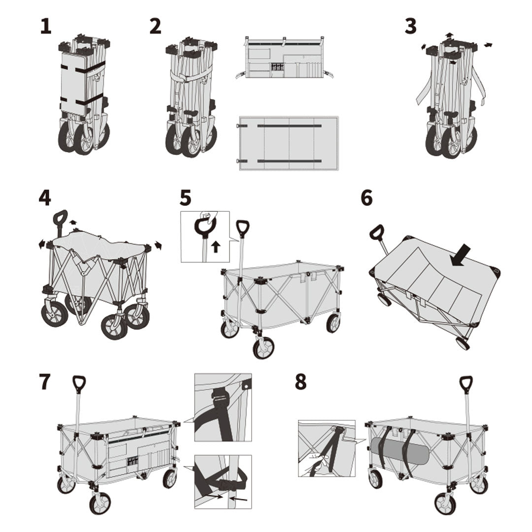 TROLI LIPAT MOBI GARDEN NX22690005 MARGINAL FOLDING CART