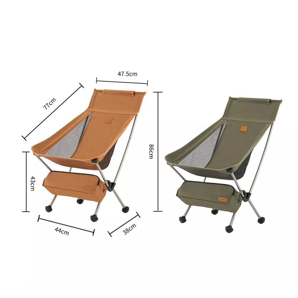 Kursi Camping Naturehike YL09 NH20JJ035 Moon Chair