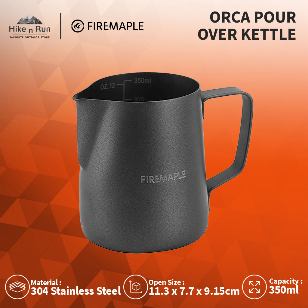 GELAS KOPI FIREMAPLE ORCA COFFEE MILK FRONTHING PITCHER