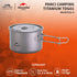 Panci Titanium Naturehike NH18T202-B Ultralight Nesting Pot