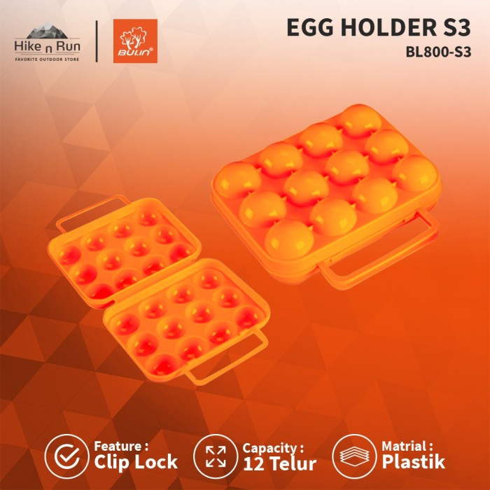Tempat Penyimpanan Telur Bulin BL800-S3 Egg Box Egg Holder