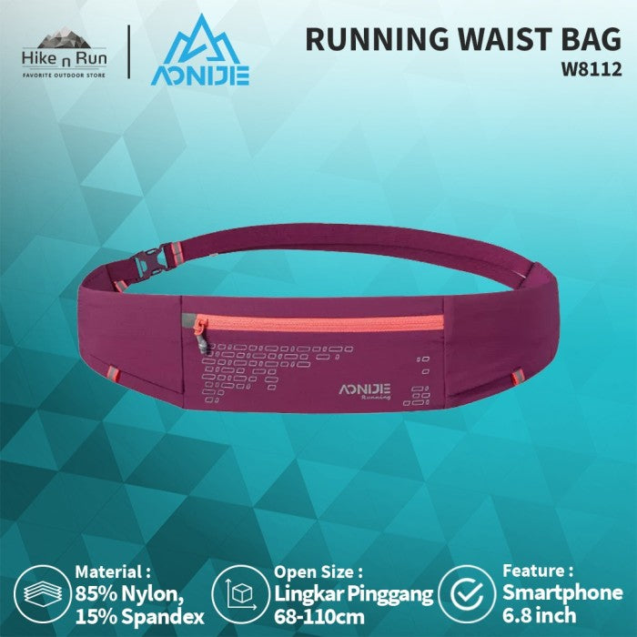 Tas Pinggang Aonijie W8112 Running Waist Bag