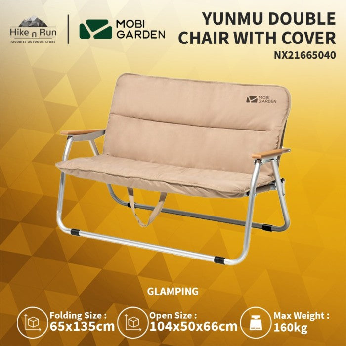 Kursi Lipat Mobi Garden NX21665040 Yunmu Double Chair With Seat Cover