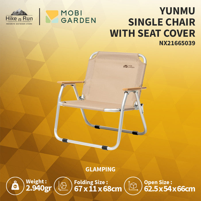 Mobi Garden Kursi Lipat Single Yunmu NX21665039 With Seat Cover