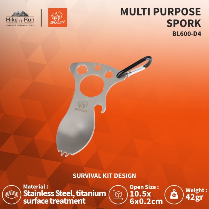 Sendok Garpu Multifungsi Bulin BL600-D4 Multi Purpose Spork