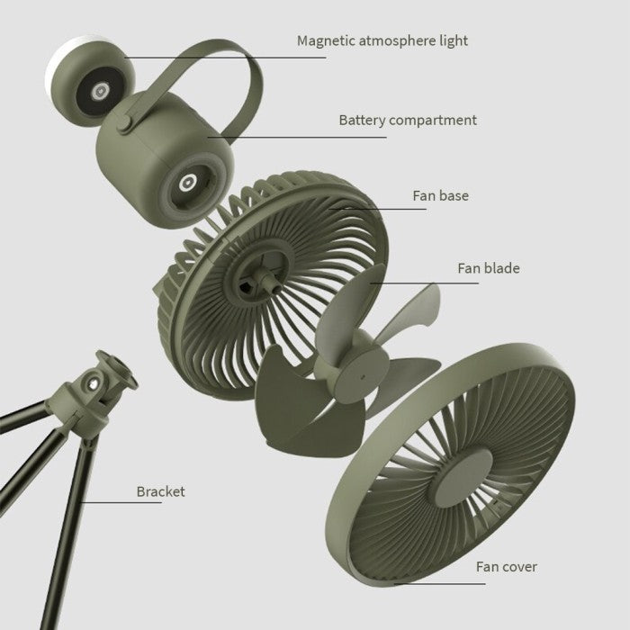 Naturehike Kipas Lampu Elektrik G3 NH22ZM001