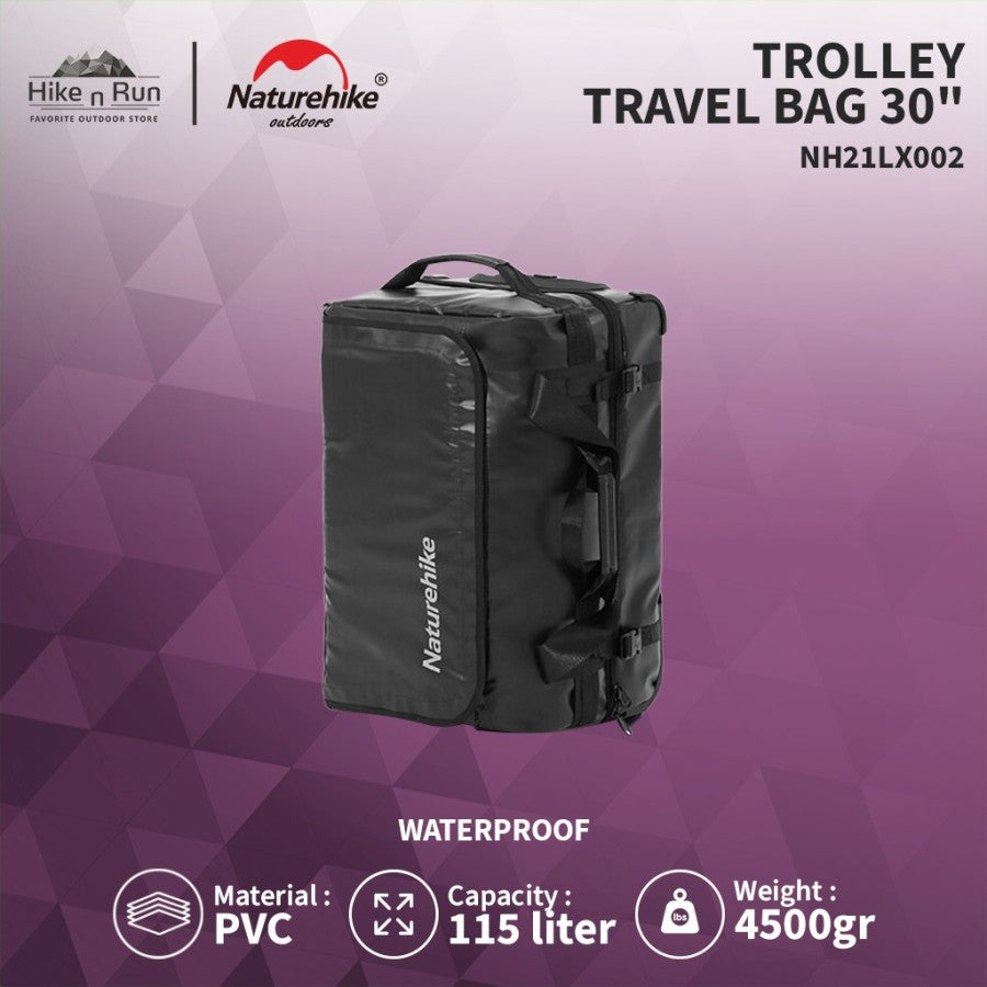 DISCONTINUE!!!  Koper Lipat Naturehike NH21LX002 Waterproof Trolley Travel Bag 30
