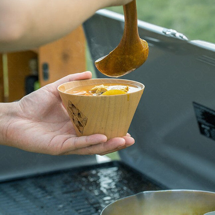 Mangkok Kayu Serbaguna Naturehike NH20CJ012 Camping Wood Bowl