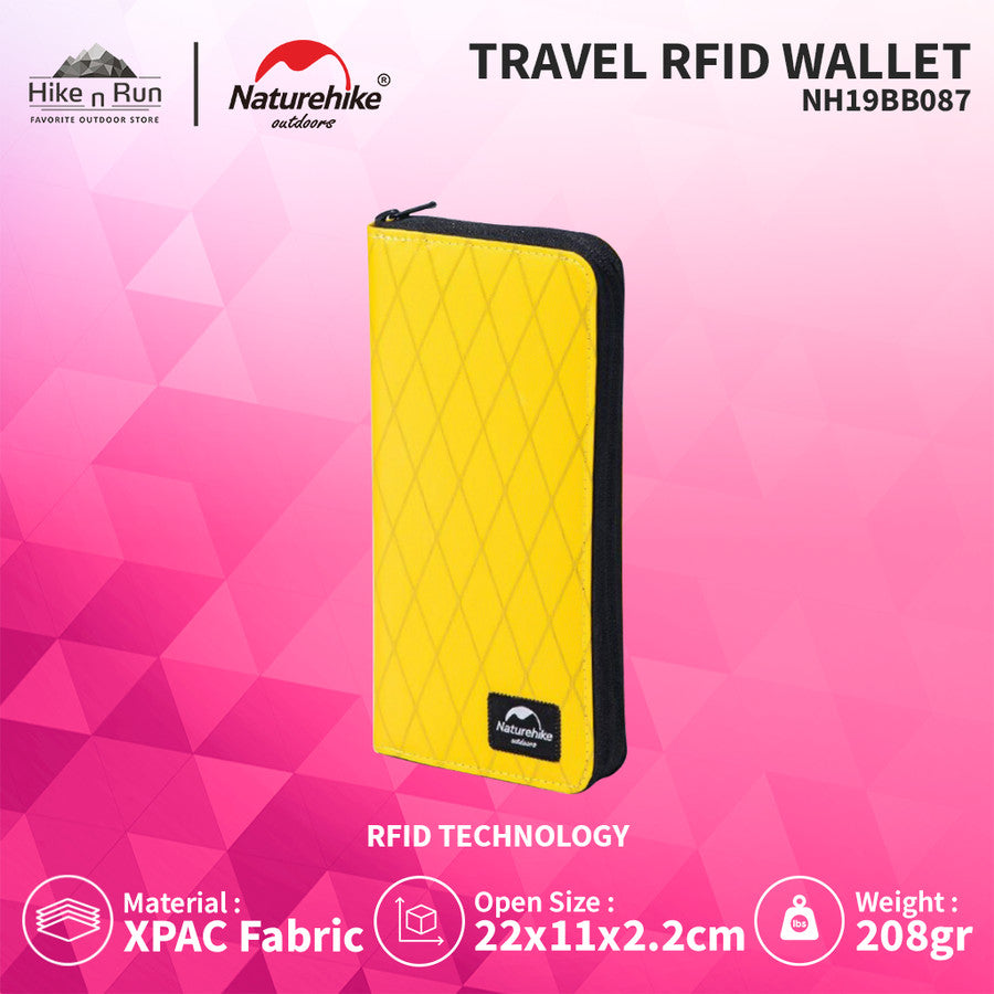 Dompet Anti Maling Naturehike ZT07 NH19BB087 Travel RFID Wallet