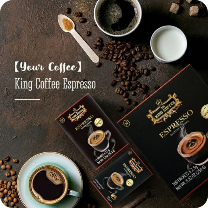 DUS Karton King Coffee Espresso Instant 12 box Per box Isi 100 Sachet