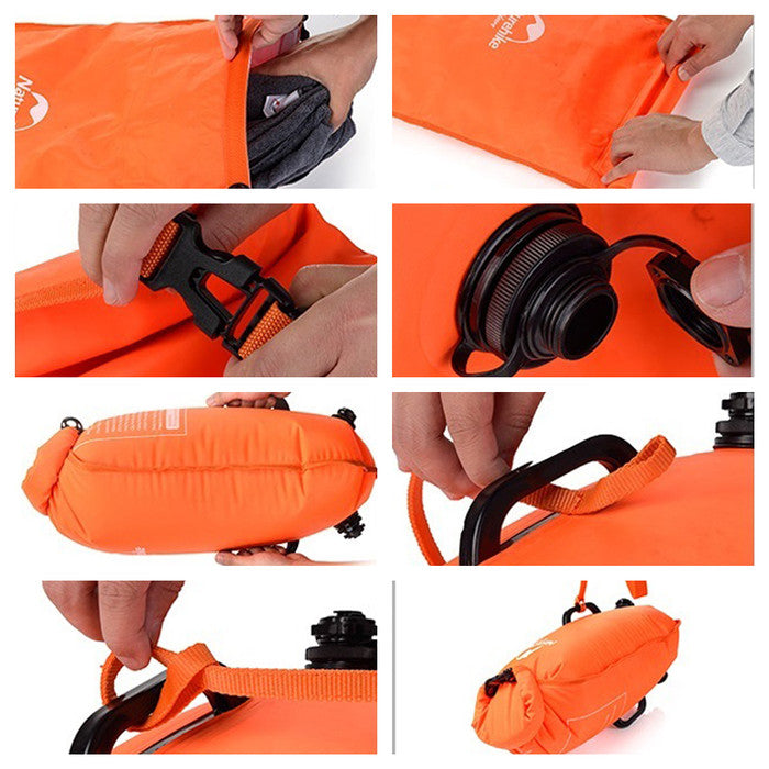 Dry Bag Naturehike NH17S001-G 28L Inflatable Emergency Floating Bag